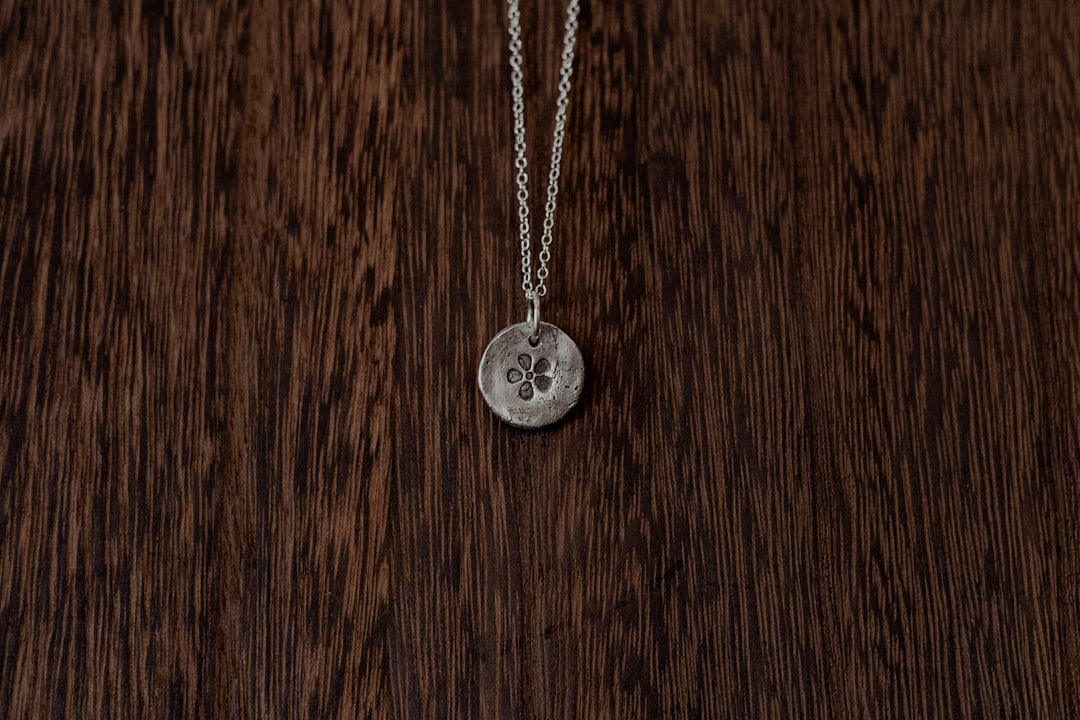Sterling Silver Cremation Ash Pendant