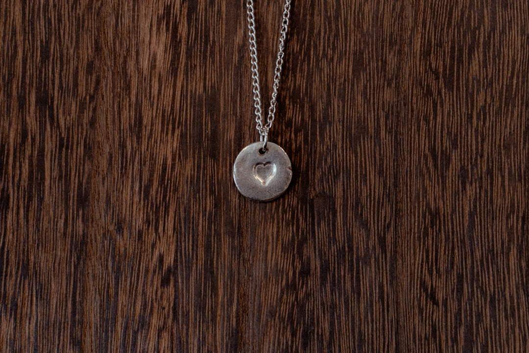 Sterling Silver Cremation Ash Pendant