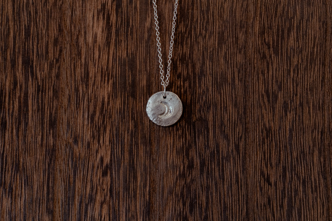 Sterling Silver Cremation Ash Pendant