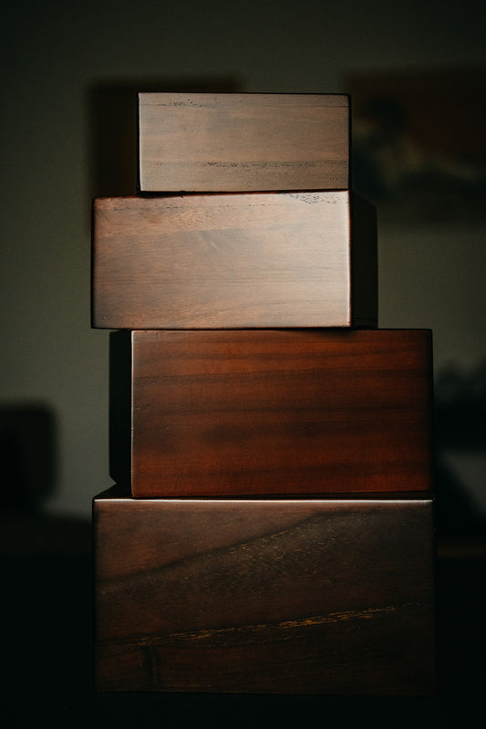 Paulownia Hardwood Box Urn