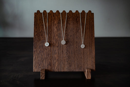 Sterling Silver Cremation Ash Pendant